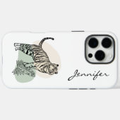 Moderne Tiger iPhone Case-Mate iPhone Case (Achterkant (horizontaal))