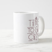 Moderne tijd om gezellig design te krijgen grote koffiekop (Voorkant rechts)