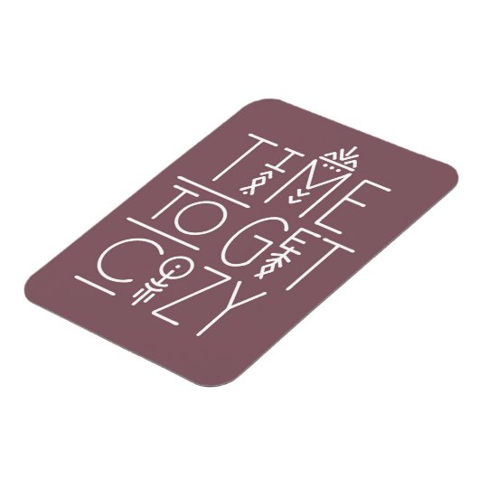 Moderne tijd om gezellig design te krijgen magneet (Linkerzijde)