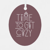 Moderne tijd om gezellig design te krijgen metalen ornament (Voorkant)