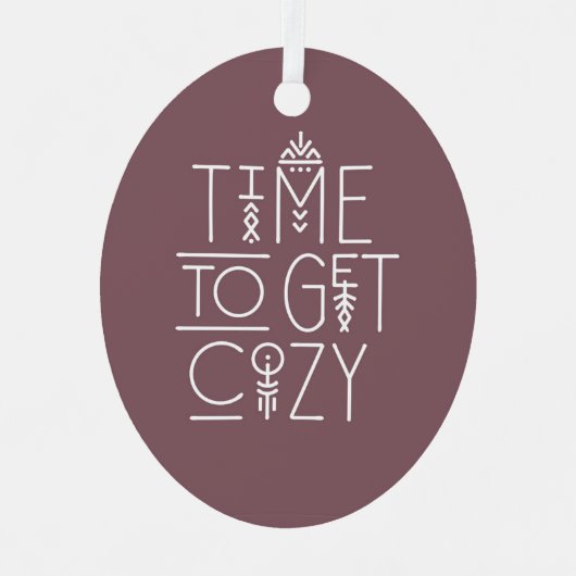 Moderne tijd om gezellig design te krijgen metalen ornament (Voorkant)