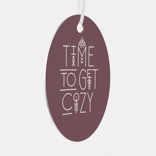 Moderne tijd om gezellig design te krijgen metalen ornament (Voorkant Rechts)