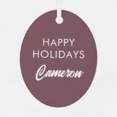 Moderne tijd om gezellig design te krijgen metalen ornament (Achterkant)