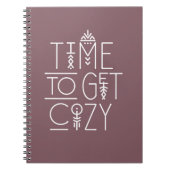 Moderne tijd om gezellig design te krijgen notitieboek (Voorkant)