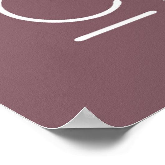 Moderne tijd om gezellig design te krijgen poster (Hoek)