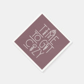 Moderne tijd om gezellig design te krijgen servet (Hoek)