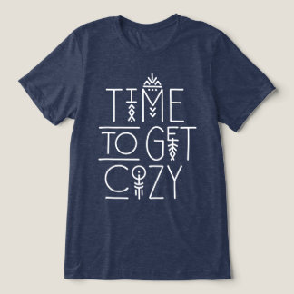 Moderne tijd om gezellig design te krijgen Tri-Blend shirt