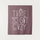 Moderne tijd om gezellig design te krijgen wandkleed (Voorkant)