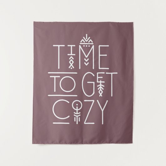 Moderne tijd om gezellig design te krijgen wandkleed (Voorkant)