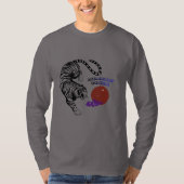 Moderne Tijger Grafische Kunst T-shirt (Voorkant)