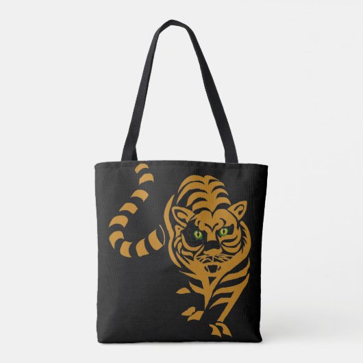moderne tijgerwelp tote bag (Achterkant)