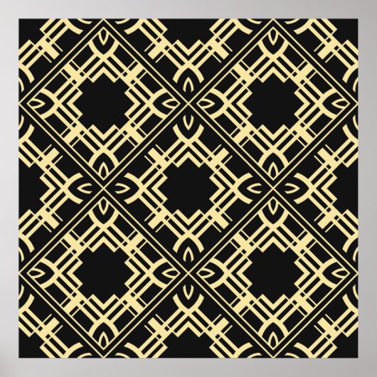 Moderne tiles pattern. Abstract Poster (Voorkant)