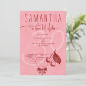 Moderne Tini beetje oudere Cherry Martini Boog Ver Kaart (Staand voorkant)