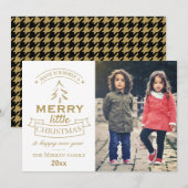 Moderne tinten // Fotovakantie-Kaart Feestdagenkaart (Voorkant / Achterkant)