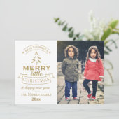 Moderne tinten // Fotovakantie-Kaart Feestdagenkaart (Staand voorkant)