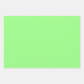 Moderne tinten Neon Green Inpakpapier Vel (Voorkant 2)