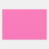 Moderne Tinten Neon Heet Roze Inpakpapier Vel (Voorkant 3)