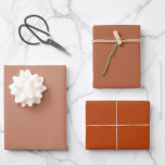 Moderne tinten roest inpakpapier vel<br><div class="desc">Moderne tinten roest inpakpapier vellen. Mooie drie kleuren om je cadeau aan te vullen.</div>