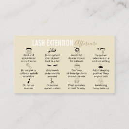 Moderne tips en instructies voor wimperverzorging  visitekaartje