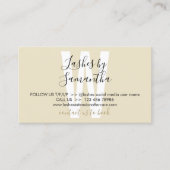 Moderne tips en instructies voor wimperverzorging  visitekaartje (Voorkant)