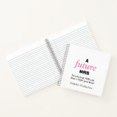 Moderne toekomstige MRS-Christelijke weddenschappe Notitieboek (Binnen)