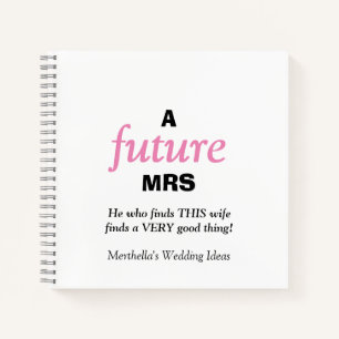 Moderne toekomstige MRS-Christelijke weddenschappe Notitieboek