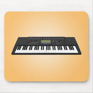 Moderne Toetsenbord Synthesizer: 3D Model: Muismat