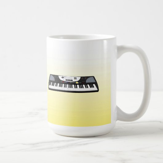 Moderne Toetsenbordsynth: 3D-model: koffiemok (Rechts)
