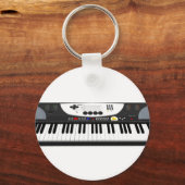 Moderne toetsenbordsynth: 3D-model: Sleutelhanger (Voorkant)
