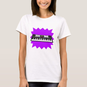 Moderne toetsenbordsynthese: 3D-model: T-shirt