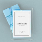 Moderne toevoeging van het productlabel van je mer wijn etiket