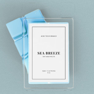 Moderne toevoeging van het productlabel van je mer wijn etiket