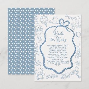 Moderne Toile de Jouy Boeken voor Baby Kaart