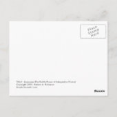 Moderne tolkdanseres die dansen leuk kunst briefkaart (Achterkant)