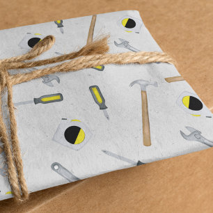 Moderne tools Pattern Whimsical Fun Modern Tissuepapier