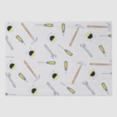 Moderne tools Pattern Whimsical Fun Modern Tissuepapier (Voorkant)