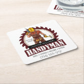 Moderne tools voor Handyman Maintenance Contractor Kartonnen Onderzetters (Schuin)