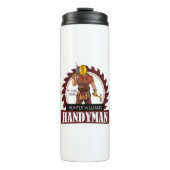 Moderne tools voor Handyman Maintenance Contractor Thermosbeker (Voorkant)