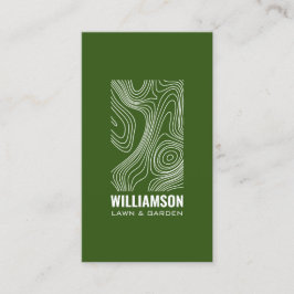 Moderne Topografie Landscaping Gazonverzorging Gro Visitekaartje