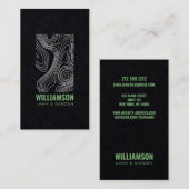 Moderne Topografie Landscaping Gazonverzorging Zwa Visitekaartje (Voorkant / Achterkant)