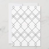 Moderne Topografie Trouwfoto Save The Date (Achterkant)