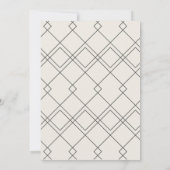 Moderne Topografie Trouwfoto Save The Date (Achterkant)