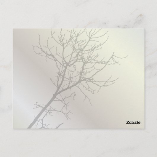 Moderne Tortelduifjes Boom witte bruiloft dank u Briefkaart (Achterkant)