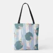 Moderne Tote Tas X's en O's Kwaststreken (Achterkant)