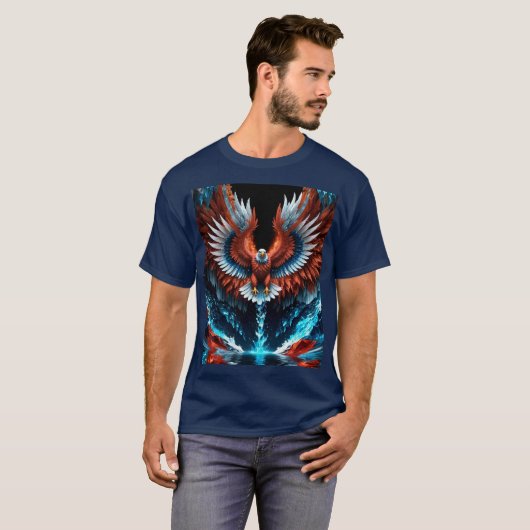 Moderne Touch Eagle T-shirt (Voorkant volledig)
