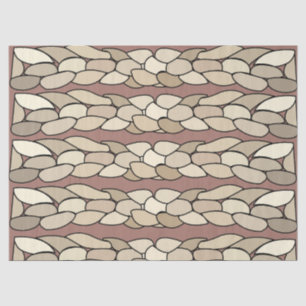 Moderne touwstrepen tissuepapier