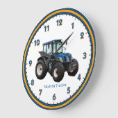 Moderne tractor Acrylwandklok Grote Klok (Hoek)