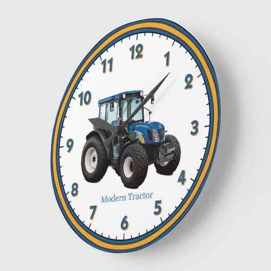 Moderne tractor Acrylwandklok Grote Klok (Hoek)
