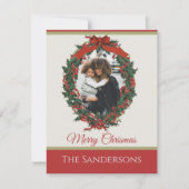 Moderne traditionele feestdag foto grote kerst (Voorkant)