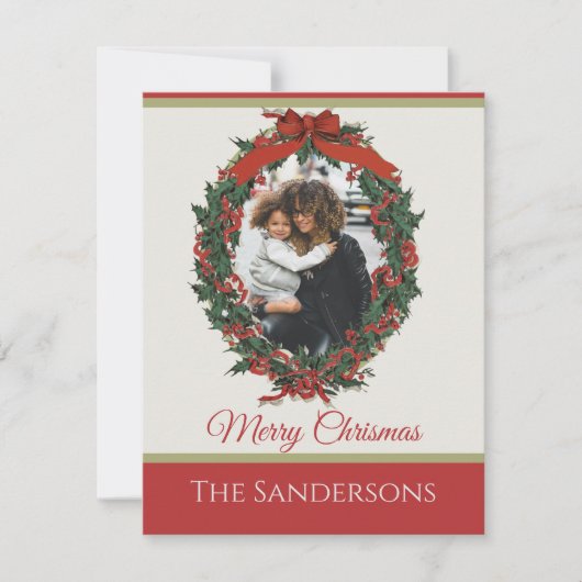 Moderne traditionele feestdag foto grote kerst (Voorkant)